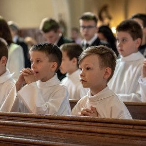 Templomi felvétel, elsőáldozási fotó