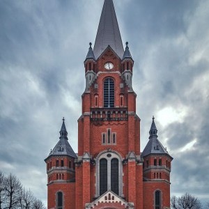 Vasgyári templom, Miskolc, street photo